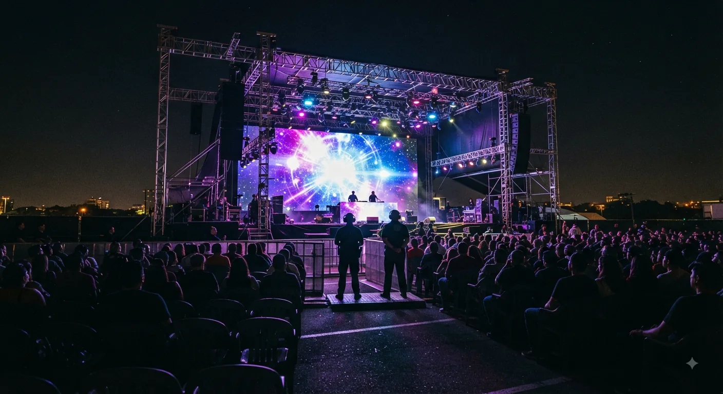Mouf Media Outdoor LED Wall Event